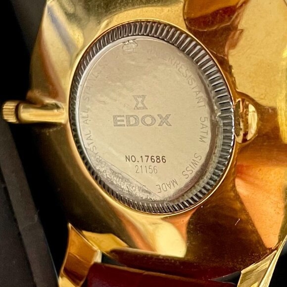 EDOX (Swiss Co. since 1884) Men's Quartz Watch - NEW, NEVER WORN - Picture 4 of 10
